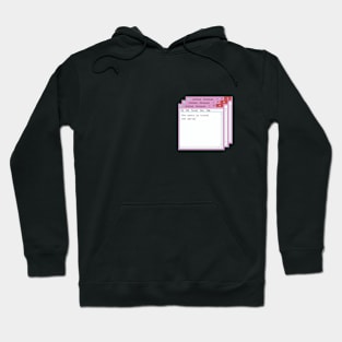 windows notepad, tumblr aesthetics Hoodie